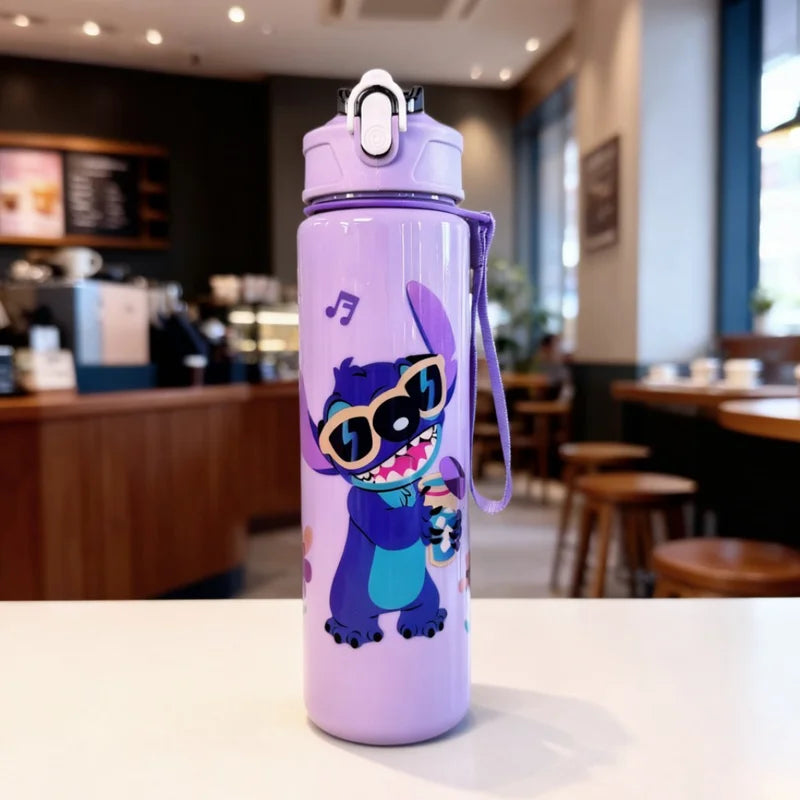 3D Printed Cartoon Water Bottle - Reusable, Leak-Proof, Lightweight Travel Kettle