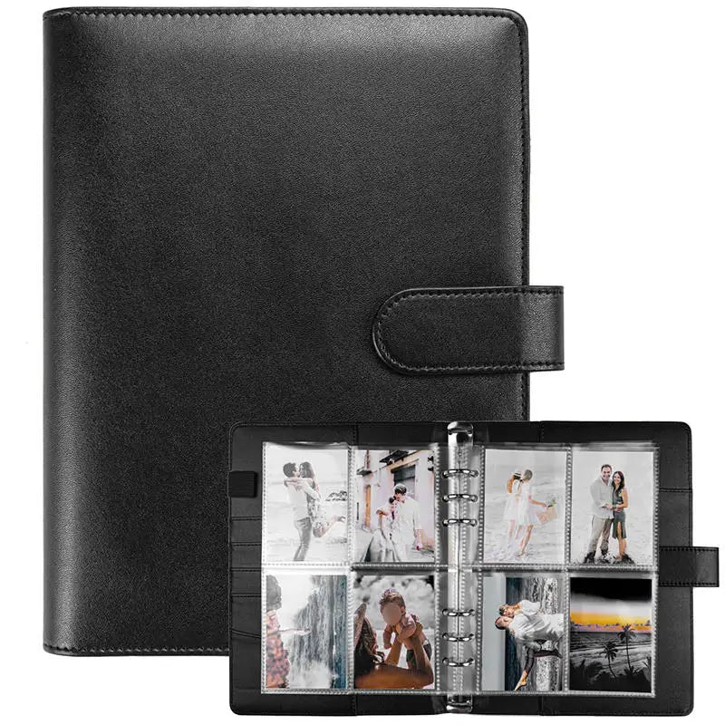 Loose Leaf Photo Album & Card Book Organizer - 25 Sheets, PVC, Multiple Colors