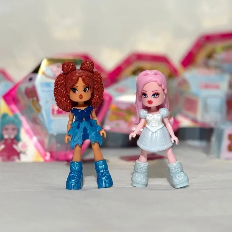 Mini Changeable Doll Set - Mysterious Friend Series 3-Inch Collectible Spot Girl Gift