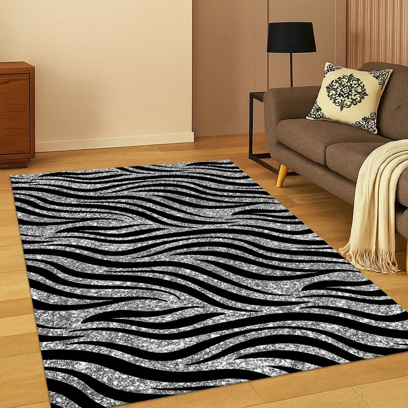3D Animal Print Carpet Rug for Kid Playroom, Bedroom & Living Room, Non-slip Decor