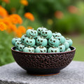 20-Pack Green Smiling Pumpkin Halloween Decorations - Novelty Gag Gifts