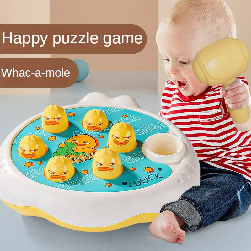 Montessori Baby Toy Whac-A-Mole Animal Theme Educational Toddler Game