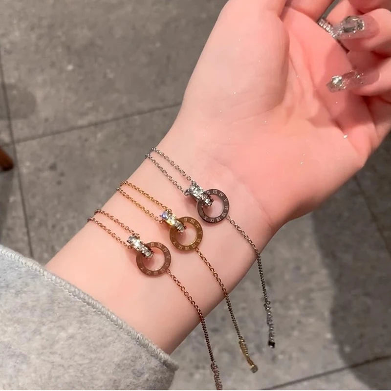 Women’s Classic Jewelry Set with Necklace, Bracelet & Earrings - Versatile Daily Accessories