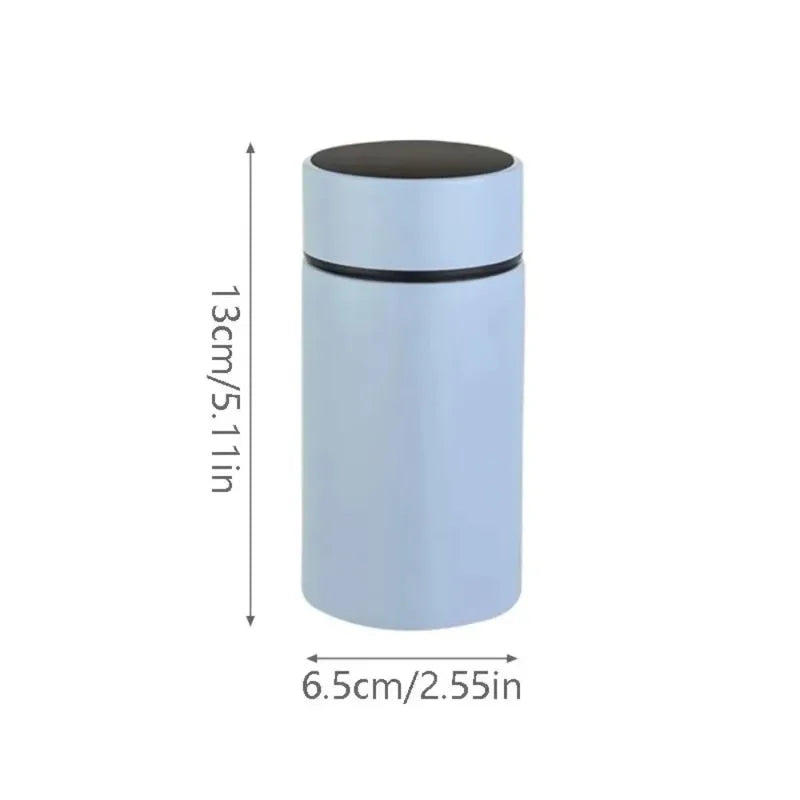 Stainless Steel Vacuum Insulated Water Bottle with Leak-Proof Cap - 200ML Thermos Flask, Keeps Hot & Cold - Multiple Colors
