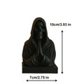 Gothic Skull Decor - Black Death Skull Art for Halloween & Study Rooms