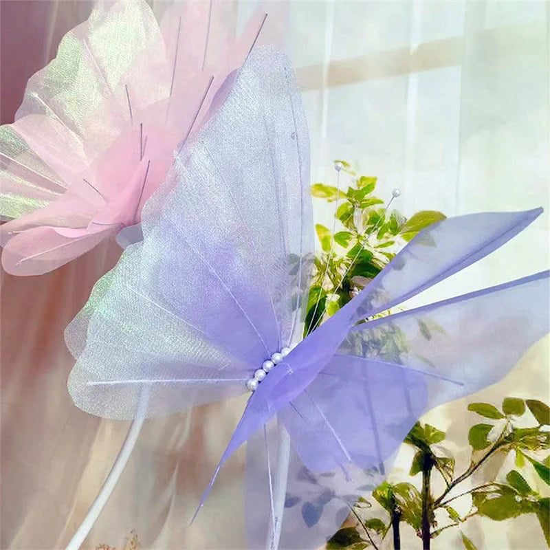Large 50cm Outdoor Hanging Butterfly Decoration for Weddings & Events