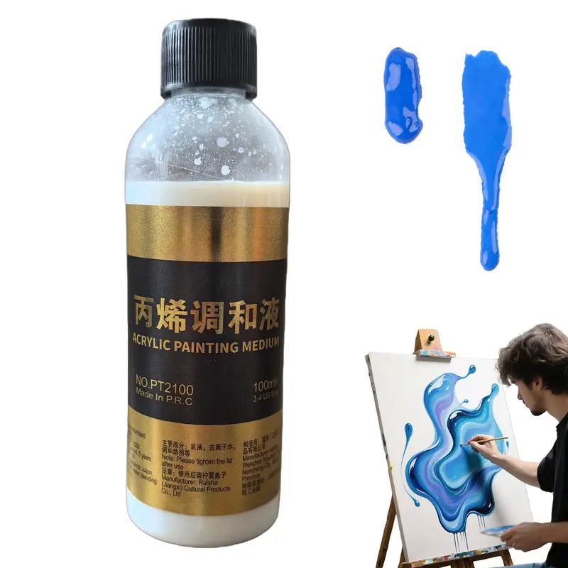 Acrylic Paint Thinner 100ml Fluid Additive for Artists & Art Projects