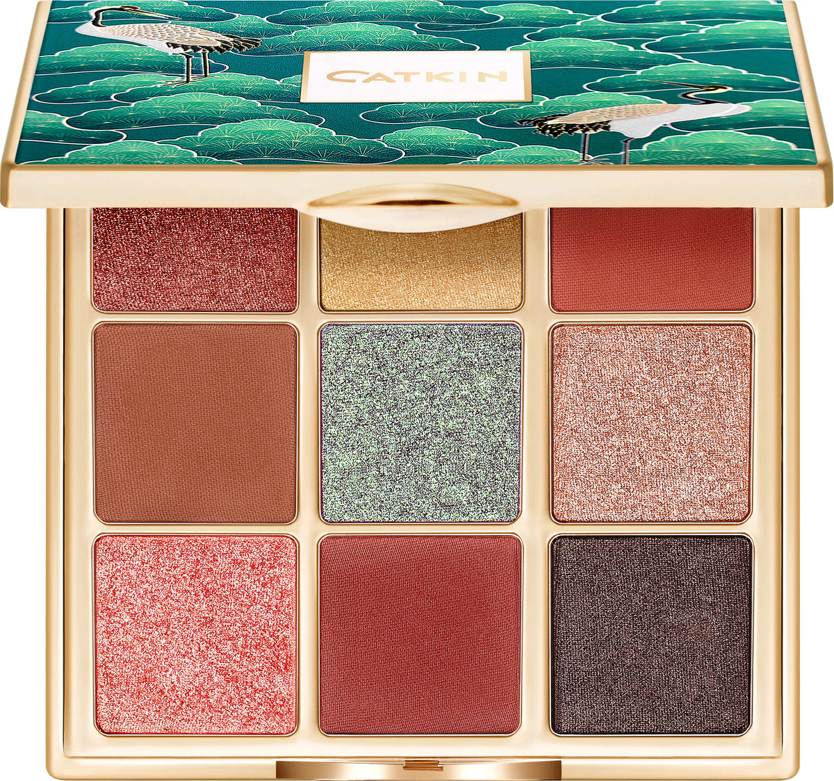 Colorful Eyeshadow Palette 9 Shades Matte & Shimmer Long-Lasting Waterproof Makeup