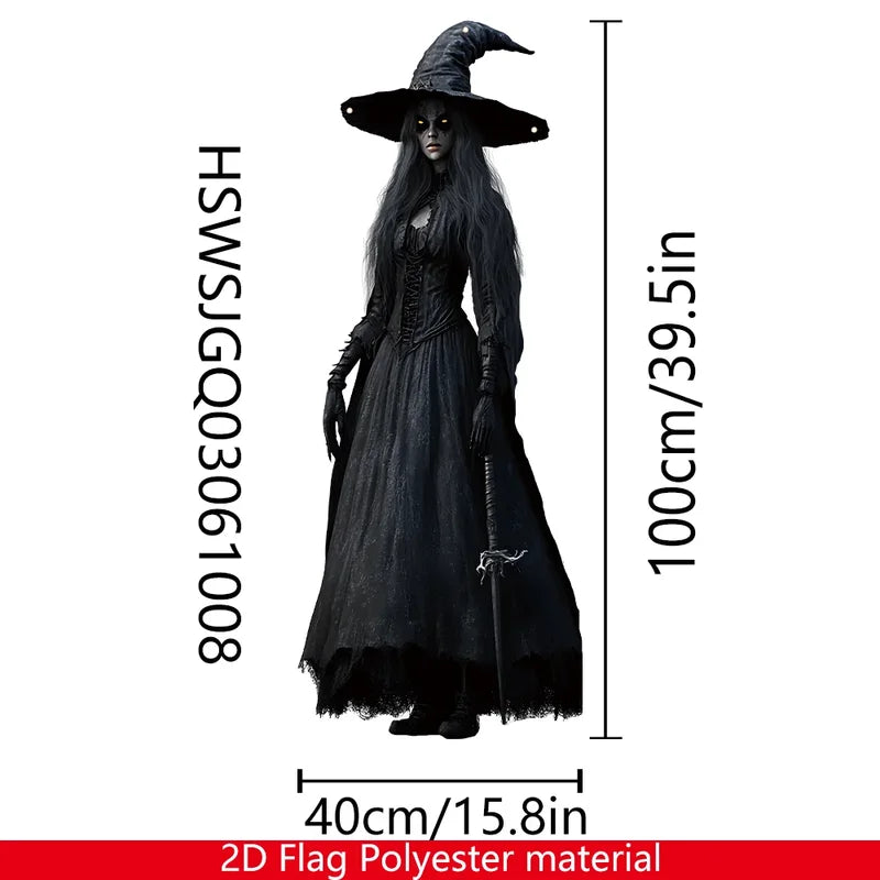 Halloween Horror Skull Bride Background Cloth Indoor Outdoor Haunted House Decor