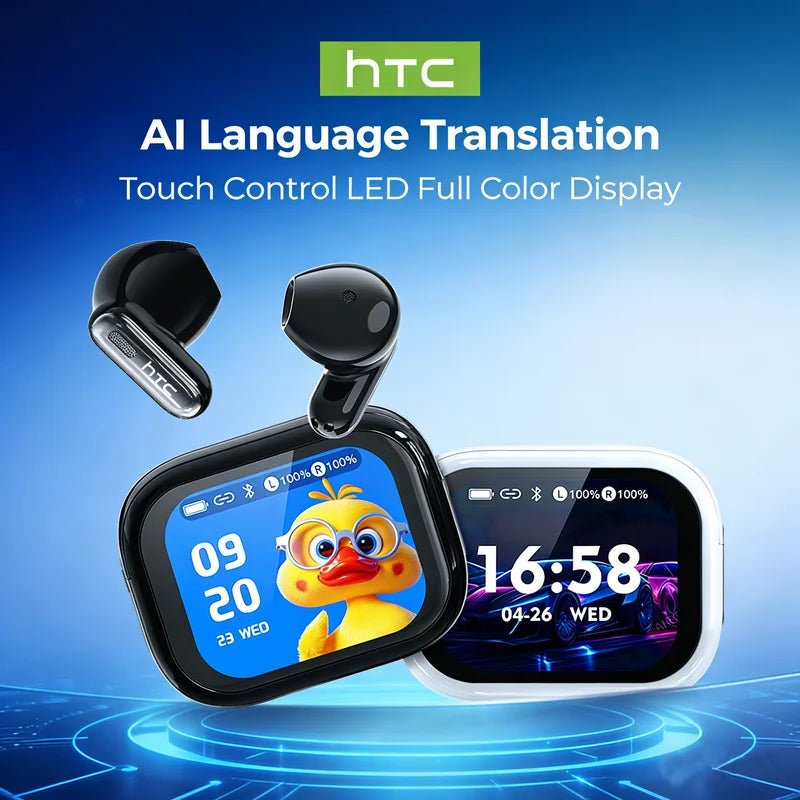 Wireless Bluetooth Earbuds with ANC IPX5 Waterproof Case & 48H Playtime