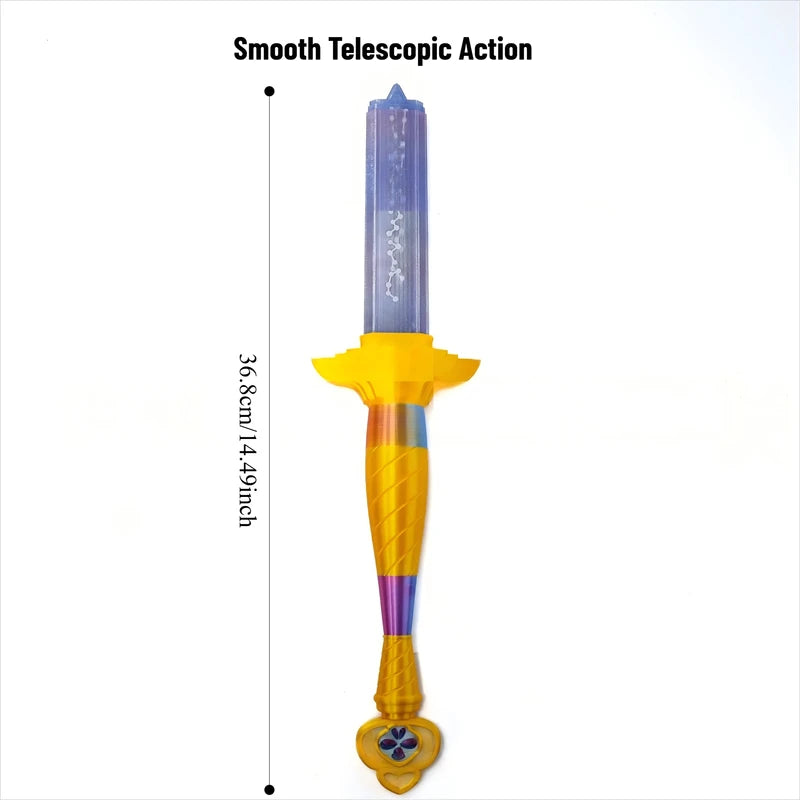 Unisex Roleplay Sword Cosplay Prop with Symbol, Long Knife for Halloween Carnival