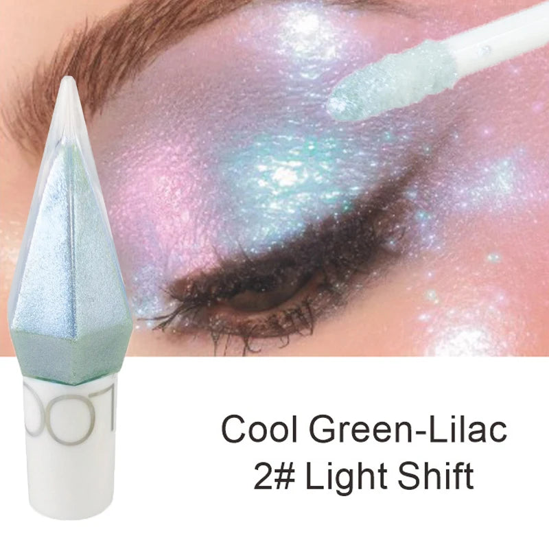 Waterproof Metallic Liquid Eyeshadow Set - Long-Lasting Sparkling Eye Makeup