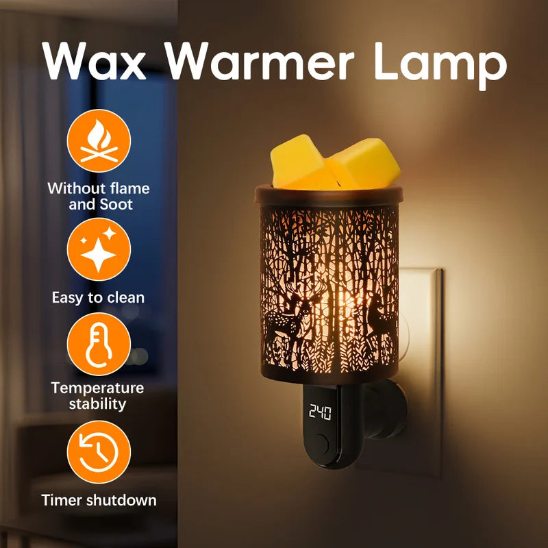 Electric Wax Melting Burner with Aromatherapy Fragrance Diffuser - Home Decor