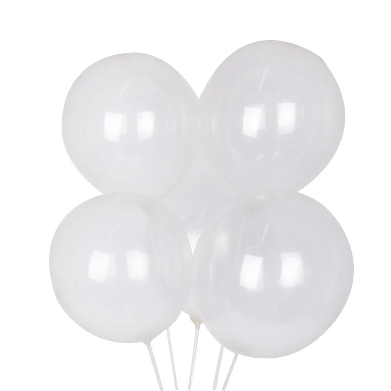 Transparent Latex Balloons for Birthday Party Baby Shower Wedding Decorations - 5/10/12 Inch