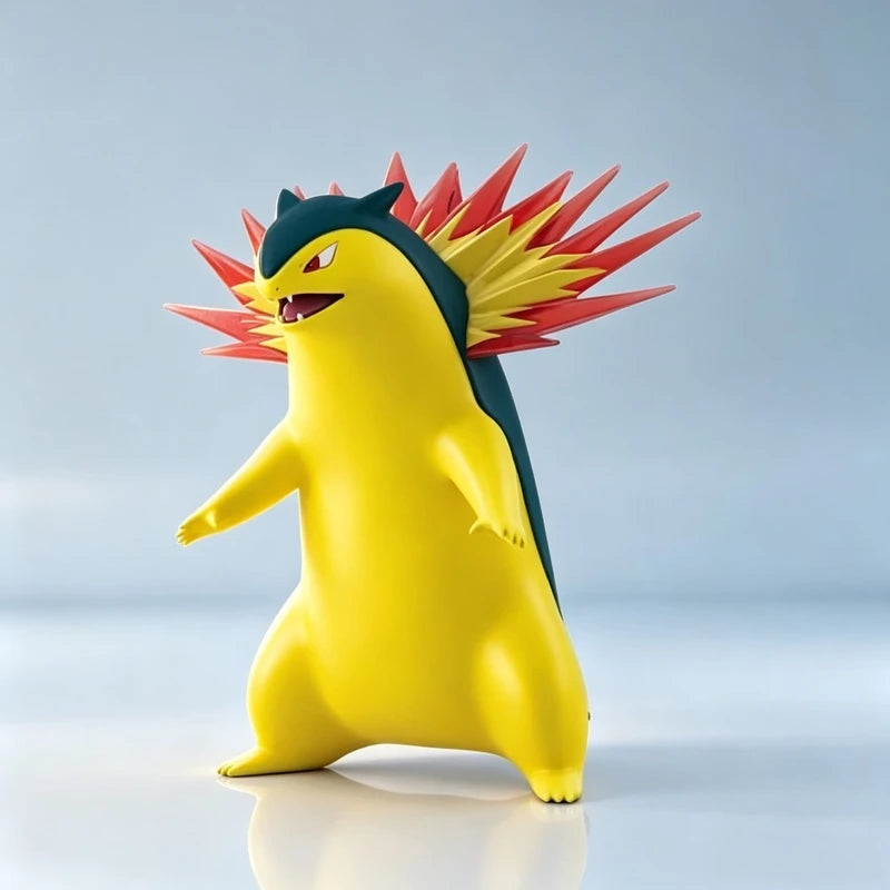 Anime Typhlosion Action Figure PVC Statue - 2.5-9.5cm Collectible Toy