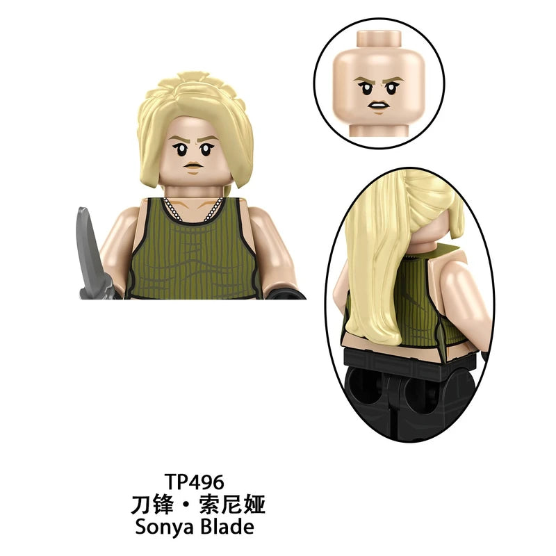 Mini Action Figure Building Blocks Set - Cartoon Movie Doll Playset for Kids