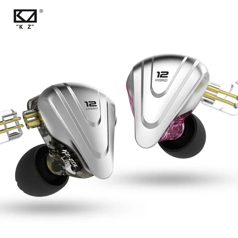 Hybrid In-Ear Monitor Earbuds with Noise Cancelling & Volume Control — Multiple Colors
