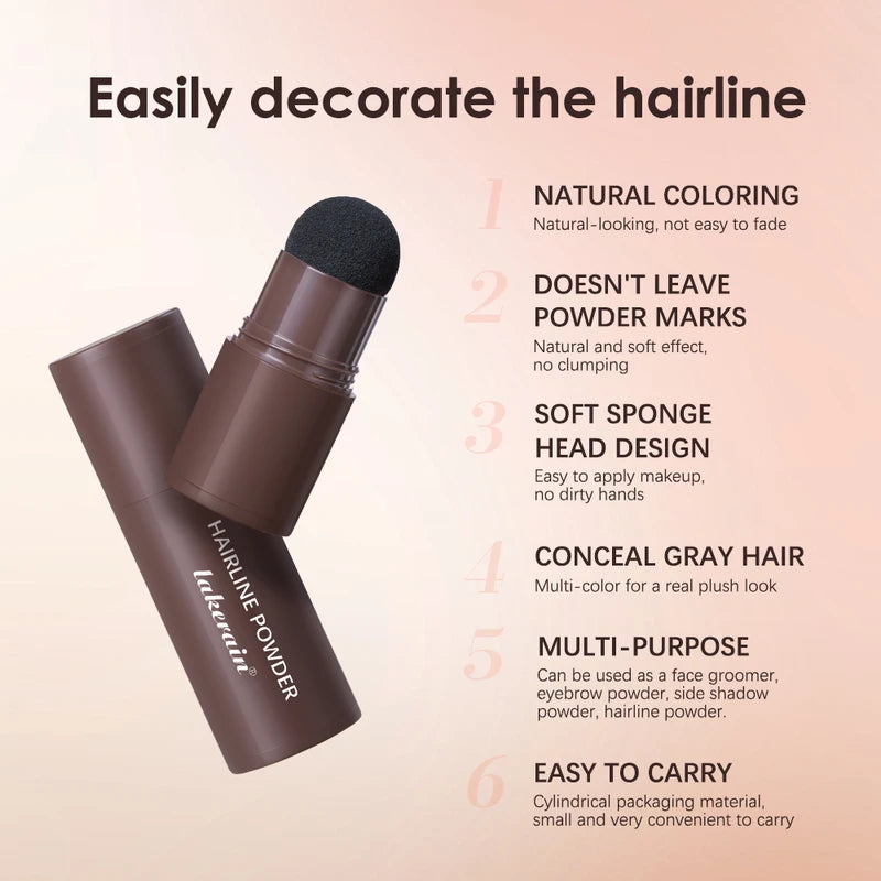 Waterproof Hairline Powder Root Cover Up for Natural Hair & Brow Enhancement - Multiple Colors