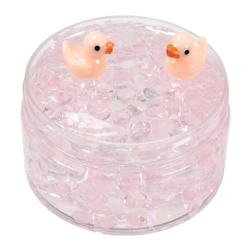 120ml Clear Beads Crunchy Slime Kit - Soft, Stretchy, Non-Sticky Crystal Sludge for Party Favors
