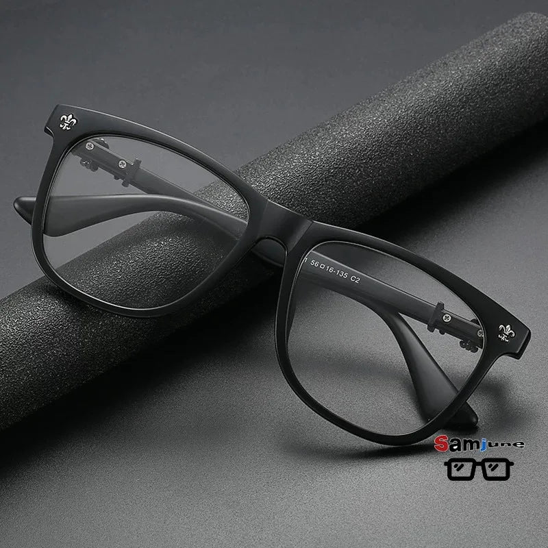Unisex Square Blue Light Glasses Frame Anti-Blue Light Prescription Eyewear