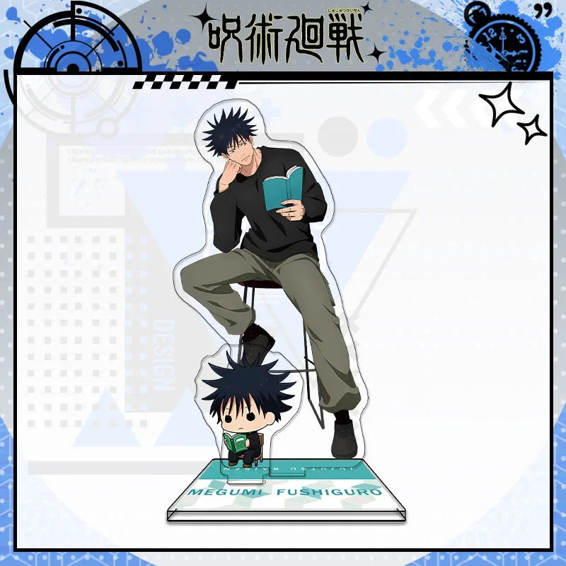 Anime Jujutsu Kaisen Acrylic Stand Gojo Satoru Figures Miniatures Manga Figurines Model Toys GK Ornaments Decoration