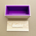 Flexible Wooden Box Soap Mold Kit 600ml Rectangular Loaf DIY Candle & Cake Making