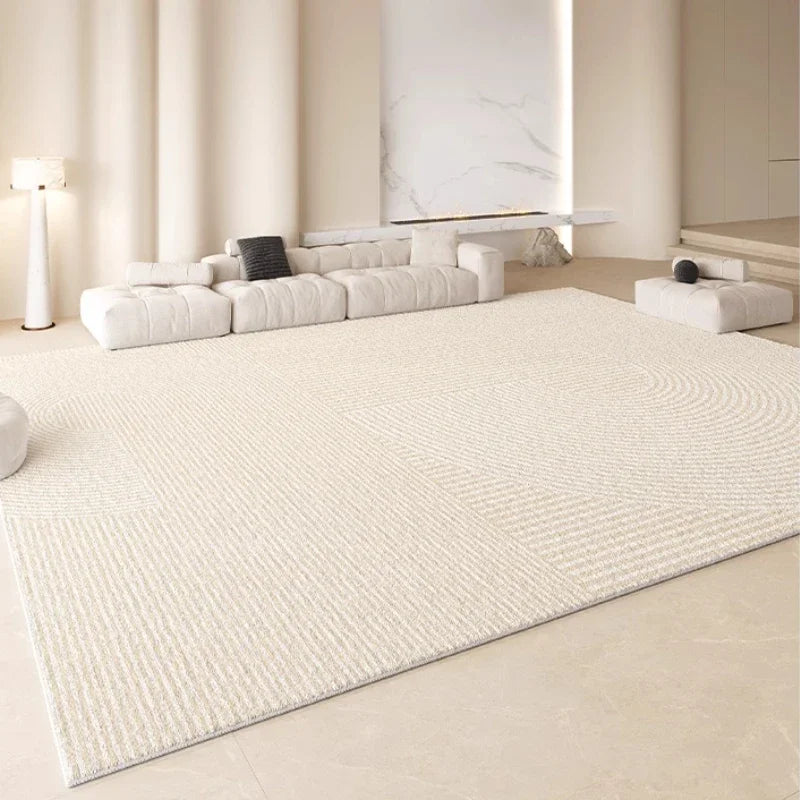 Large Soft Area Rug for Living Room & Bedroom - Washable Plush Carpet