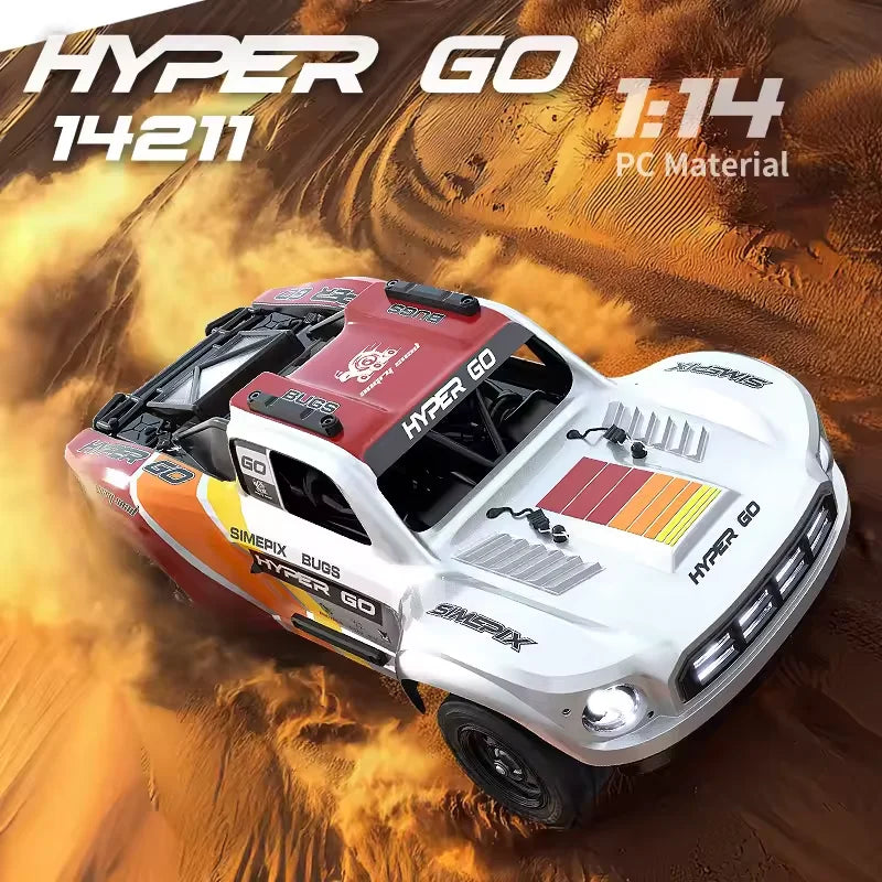 Remote Control Racing Truck 1/14 Scale Brushless Motor 47 KM/H 4WD RC Car