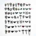 Dark Style Alloy Nail Art Charms Mixed Designs for DIY Manicure