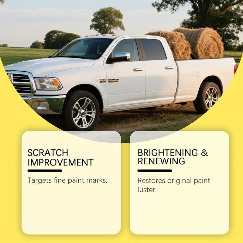 Car Scratch Repair Polish Wax - Removes Fine Scratches & Restores Shine for All Paint Types
