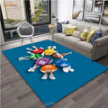 Kawaii Cartoon Carpet for Living Room Bedroom Yoga Area Rug Floor Mat Non-Slip Decor