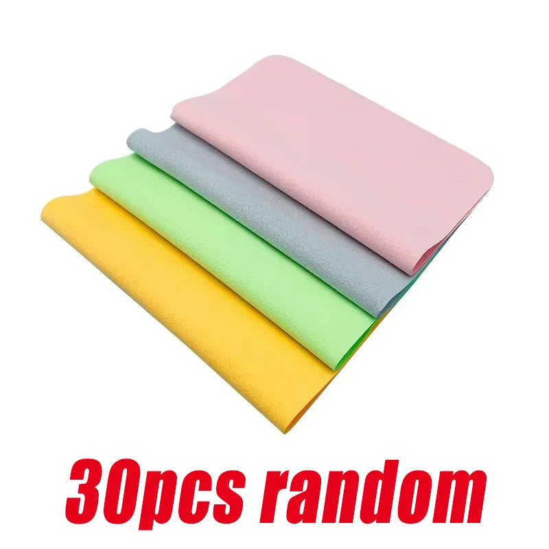 Microfiber Glasses & Screen Cleaning Cloths 5/15/30 Pcs - Anti-Static Wipes for Phones & Eyewear