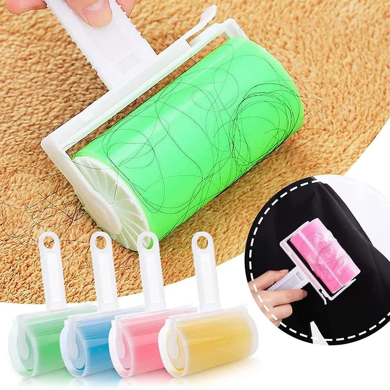 Reusable Sticky Hair Roller for Pet Hair & Dust Removal, Portable Home Cleaner