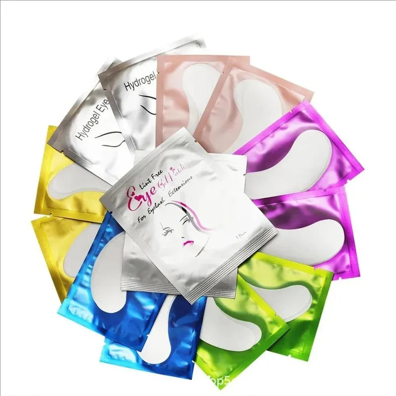 50 Pairs Eyelash Extension Under Eye Pads and Stickers - Makeup Lash Accessories