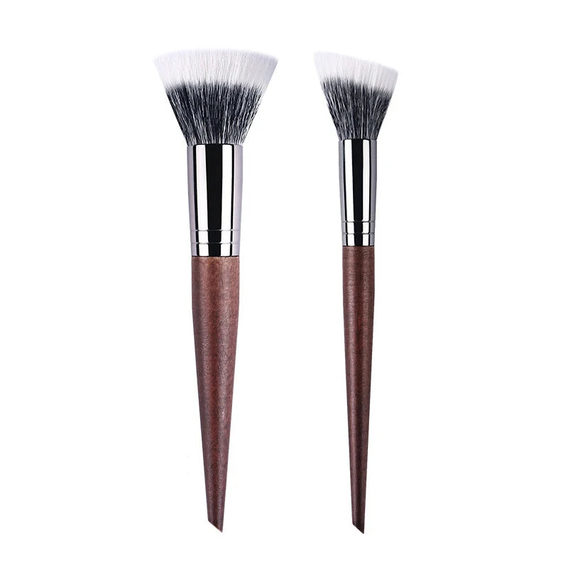 Multi-Functional Makeup Brushes Set for Face & Contouring - Natural Goat Hair, Soft & Professional