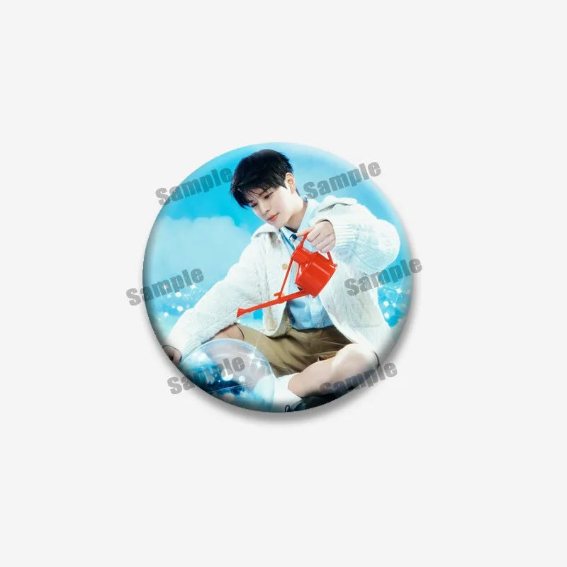 Kpop Boys Band Coin Badge Lapel Pin Jewelry for Fans - Multiple Colors & Sizes