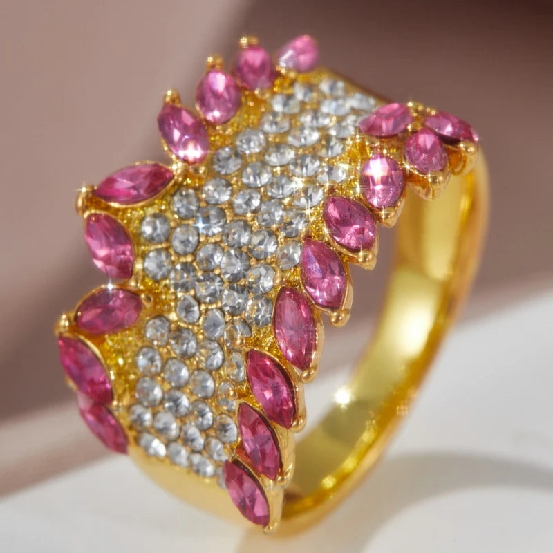 Elegant Vintage Palace Style Women's Ring for Parties & Special Occasions