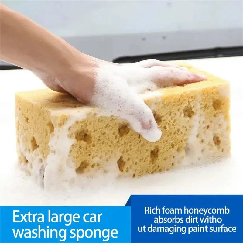 Large Car Wash Sponge Foam Cotton Absorbent Cleaning Brush - Multiple Colors