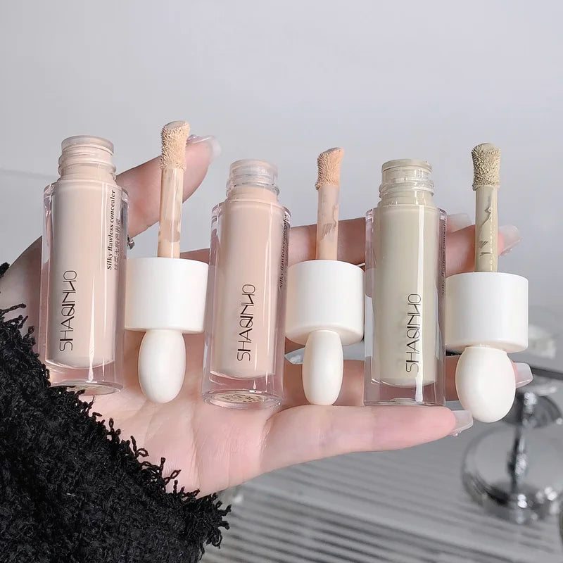 Moisturizing Liquid Contouring Concealer Cream - Waterproof, Long-lasting, Acne & Dark Circle Coverage