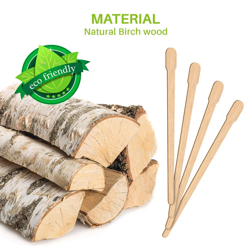 Wooden Wax Spatula Set for Hair Removal - 200/100PCS Beauty Applicators