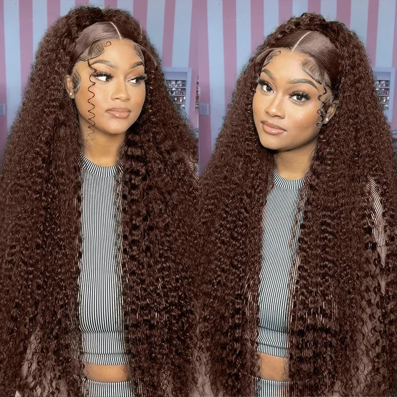 Deep Wave Lace Front Wigs 13x4 13x6 Human Hair 30 Inch Curly Water Wave Brazilian Wig for Women