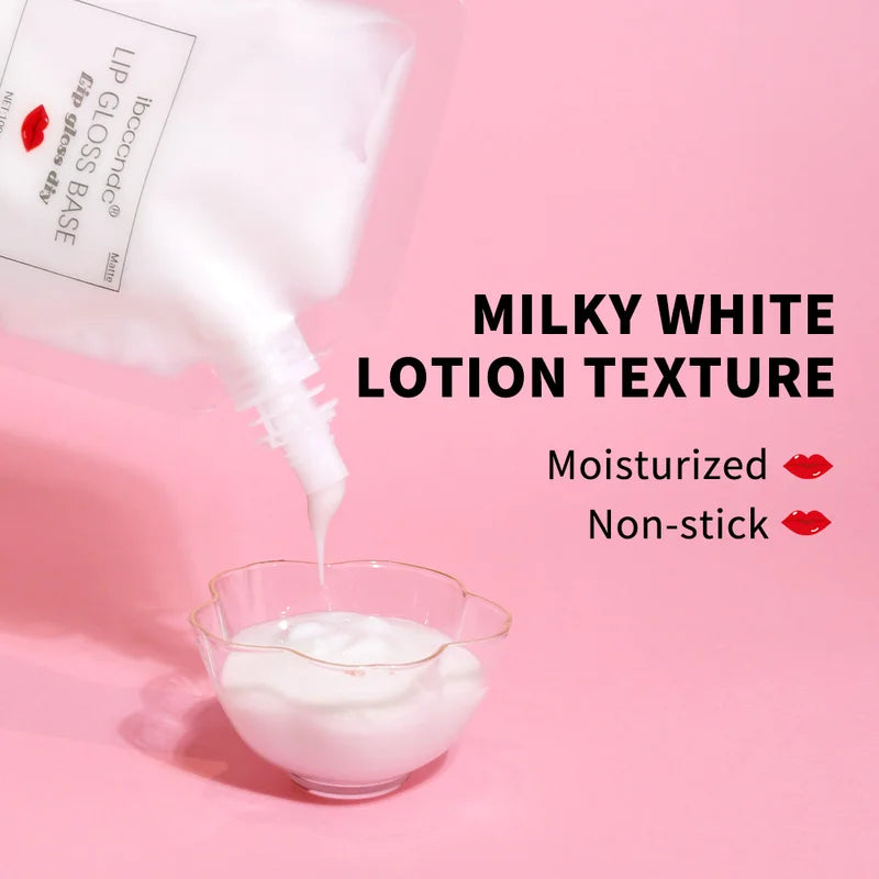 DIY Lip Gloss Base 100ml Moisturizing Non-Stick Milky White Lip Makeup