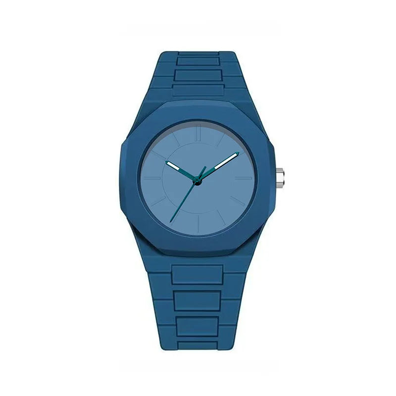 Men's Quartz Wristwatch with Plastic Strap - Business & Fashion Watch
