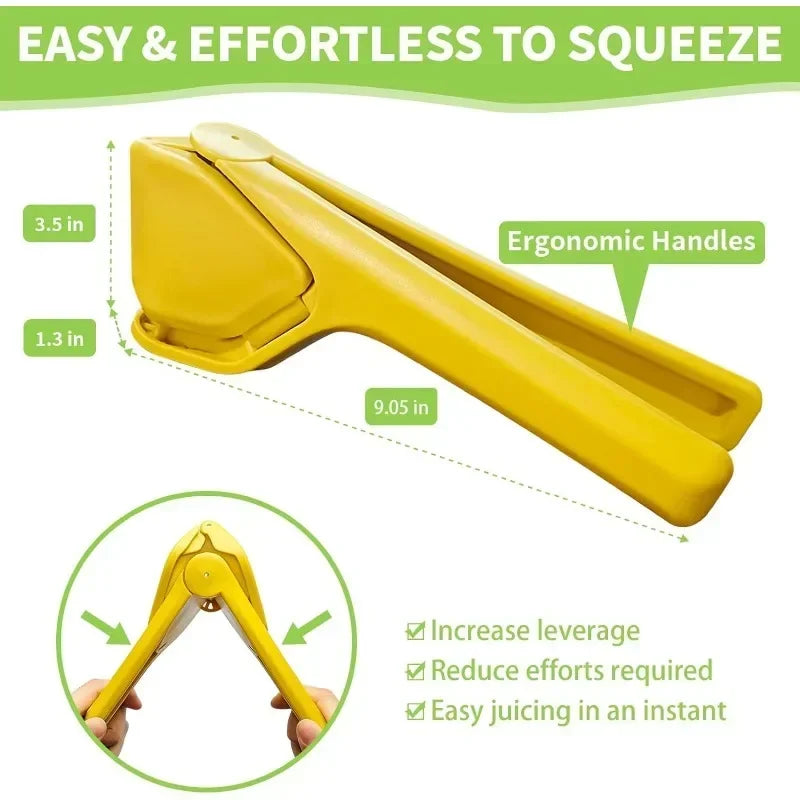 Manual Lemon Juicer Handheld Citrus Squeezer Compact Fruit Juicer