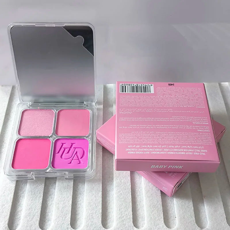 Makeup Set 4 Colors Blush Eyeshadow Contour Lip Gloss & Powder Kit