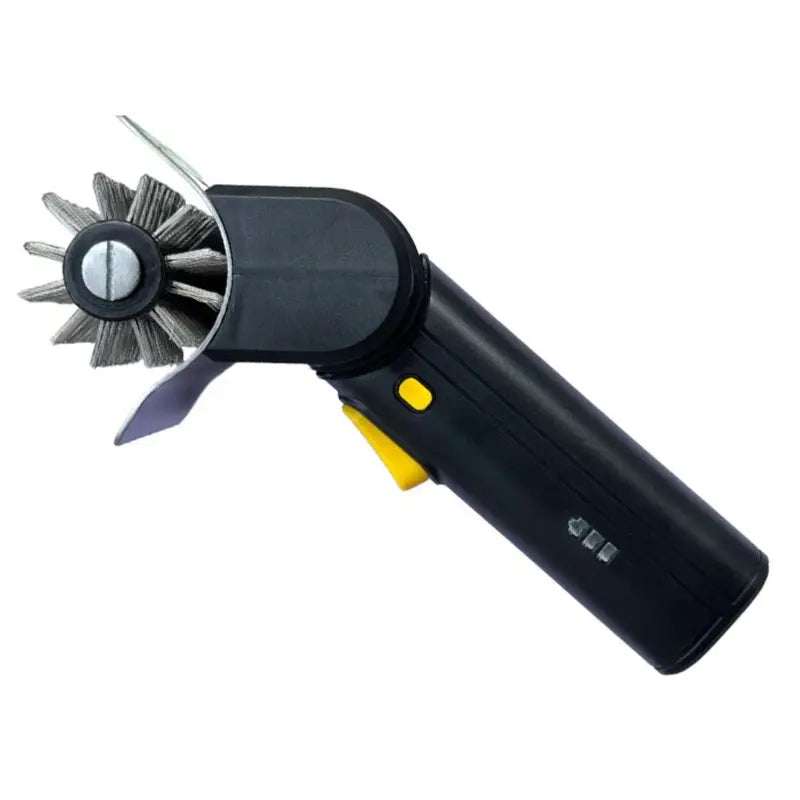 Electric Grill Brush Rechargeable Stainless Steel BBQ Cleaner with Detachable Head