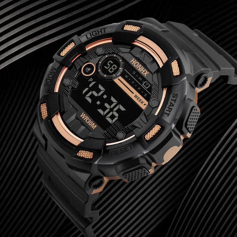 Kids Waterproof Digital Watch with Multi-Function Luminous Sports Wristwatch for Children