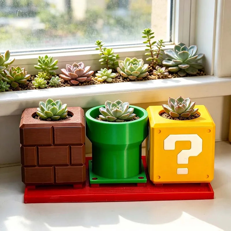 3D Print Pen Holder with Multiple Storage Compartments for Desk Organization