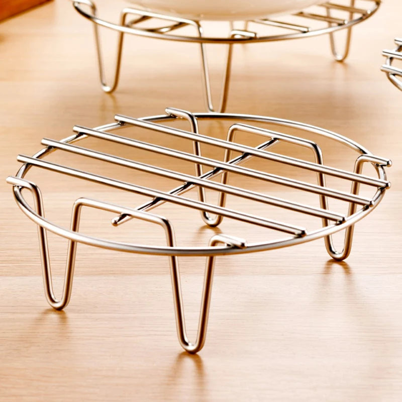 Stainless Steel Steaming Rack for Pots and Air Fryers - Kitchen Food Steamer