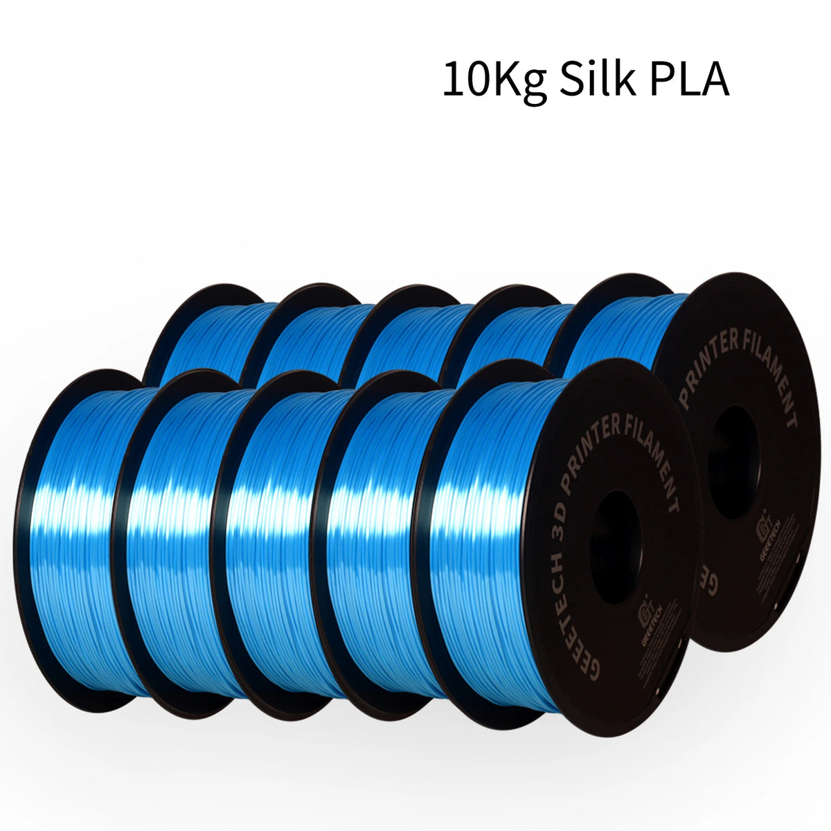 Silk PLA 3D Printer Filament 10kg Spool - Eco-Friendly, Biodegradable, 1.75mm